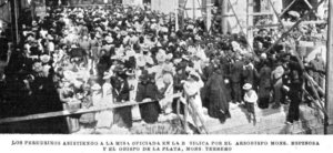 Peregrinacion de Irlandeses a Lujan con motivo de la celebración del Día de San Patricio “Patrono de Irlanda”. 1901.