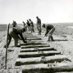 Trabajadores ferroviarios, 1952.