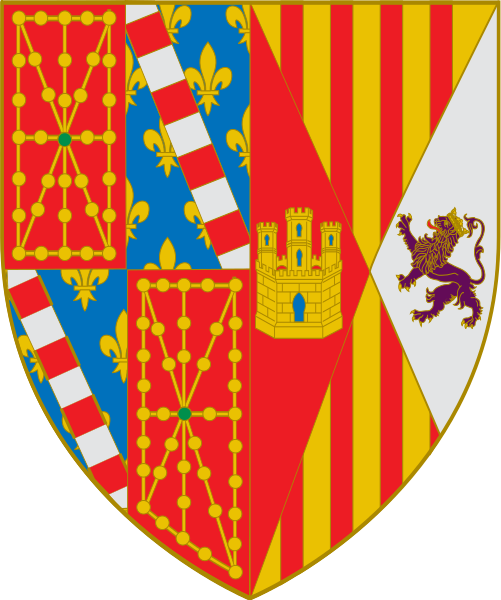 Escudo de Armas de Navarra-Evreux-Aragón-Trastamara